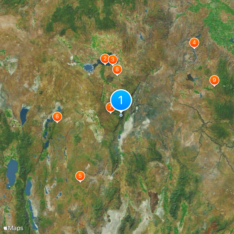 Steens Mountain Map