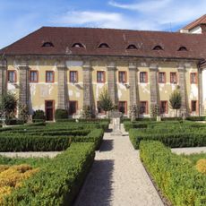 Garden of augustinian monastery in Česká Lípa