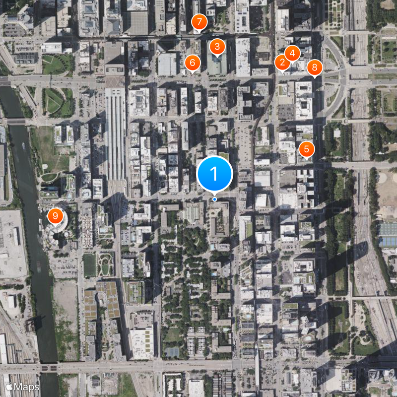 Dearborn Station Map