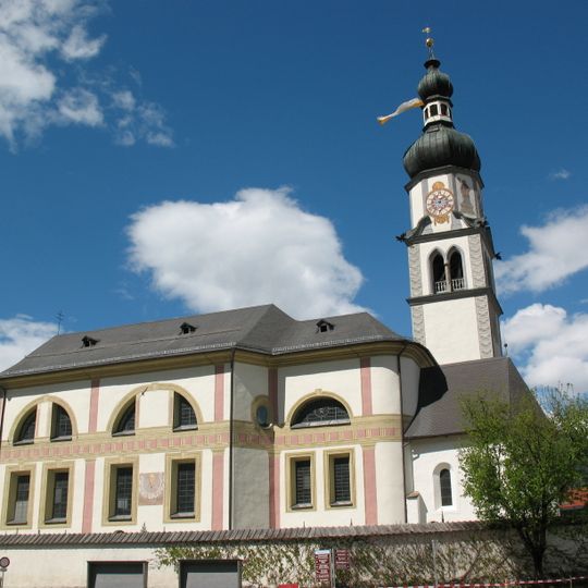 Ranggen, Kath. Pfarrkirche hl. Magnus und Friedhof