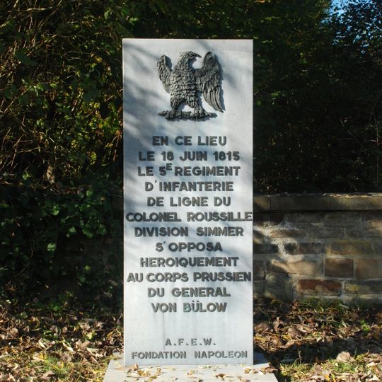 Stèle au 5e régiment d'infanterie de ligne