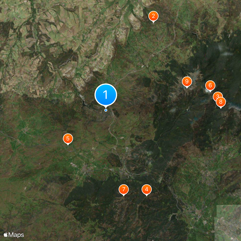 Los Ángeles de San Rafael Map