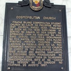 Cosmopolitan Church historical marker