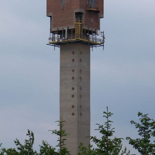 Radar tower of Prague-Kamýk observatory