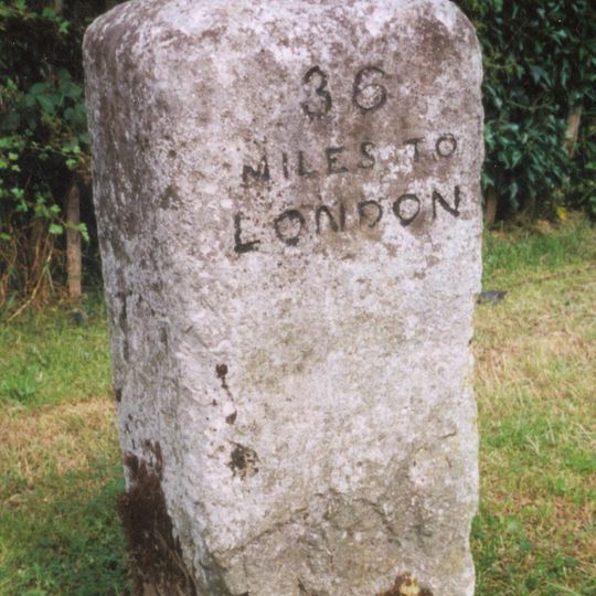 Milestone, Wycombe Road; at jct. with Marlow Road, B482