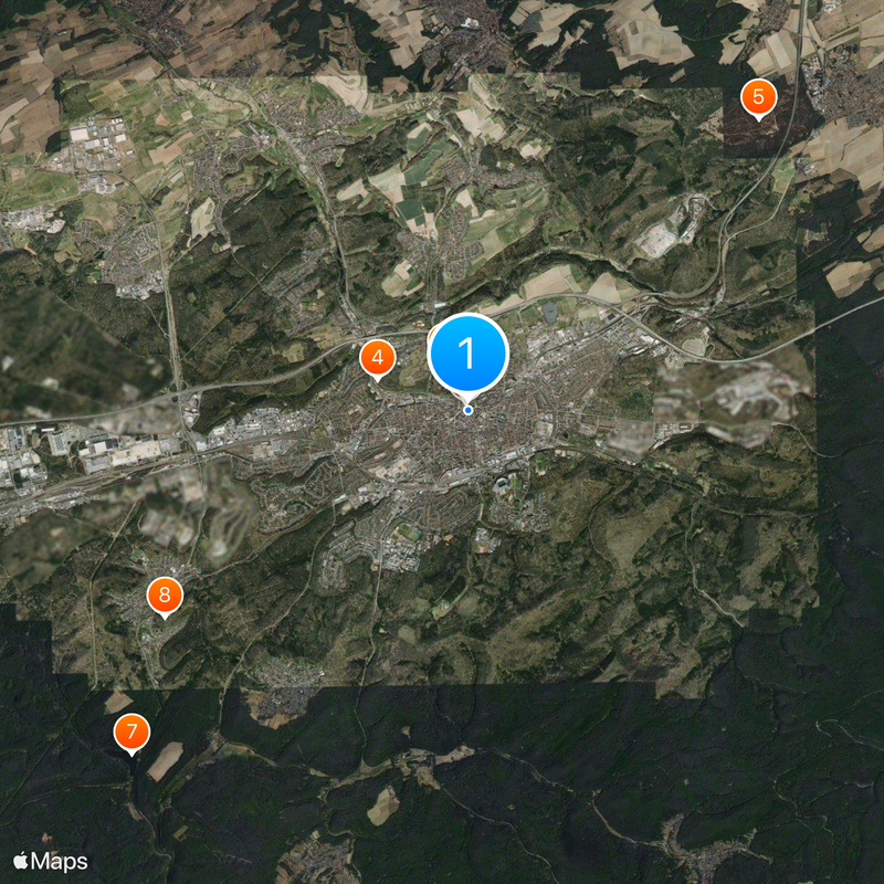 Kaiserslautern Kaart