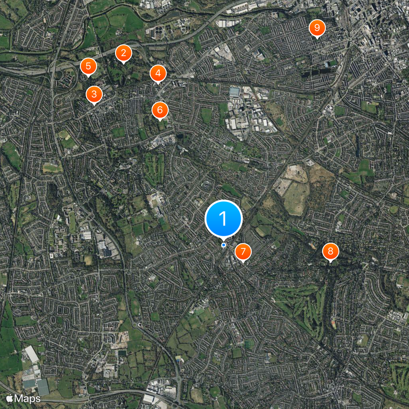 Cheadle Hulme Map
