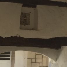 Ceramic panel of Saint Christohper at Puerta Benacacira street