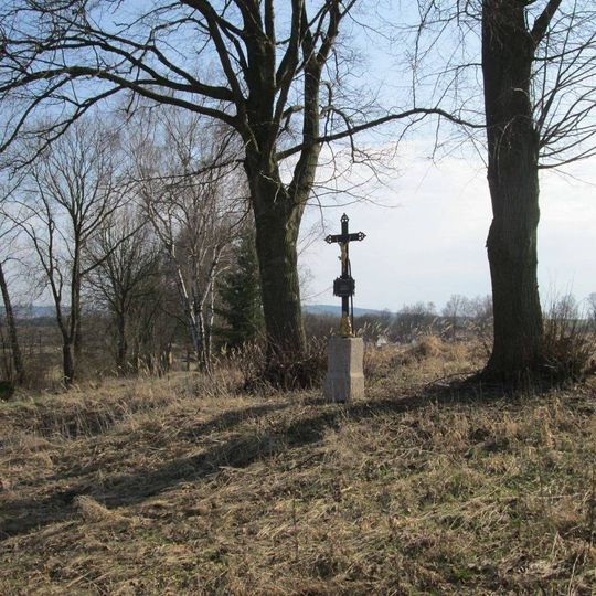 Kříž u polní cesty nad Šimpachem
