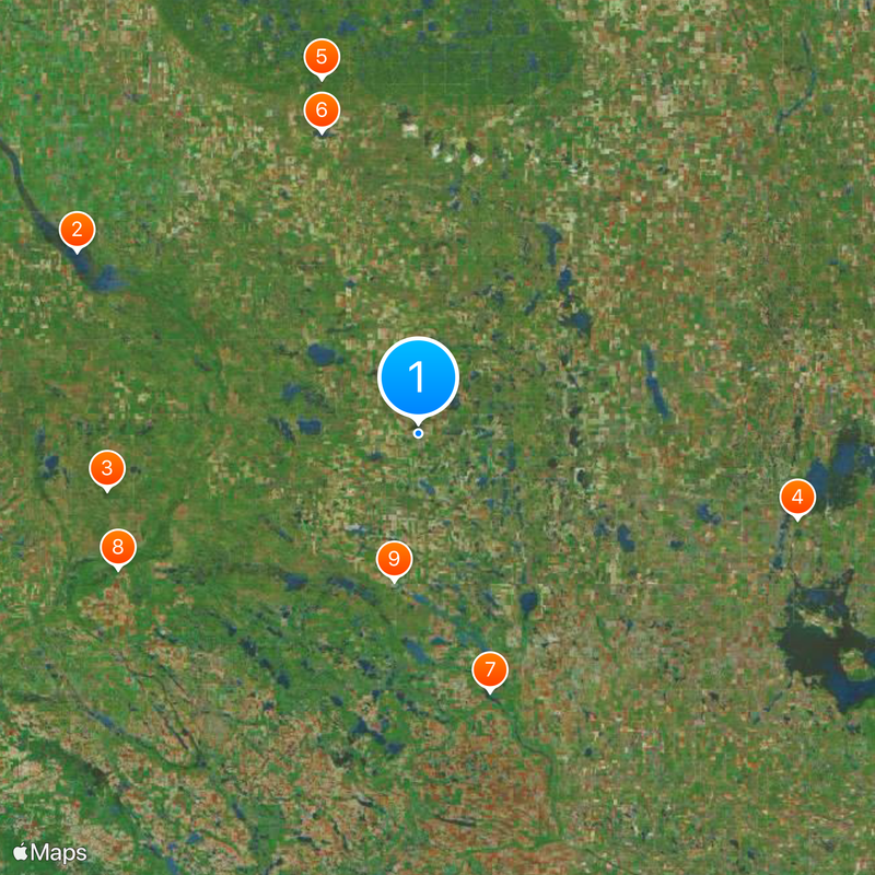 Rugby Map