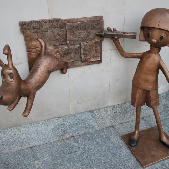 Pomnik bohaterów filmu Zaczarowany ołówek