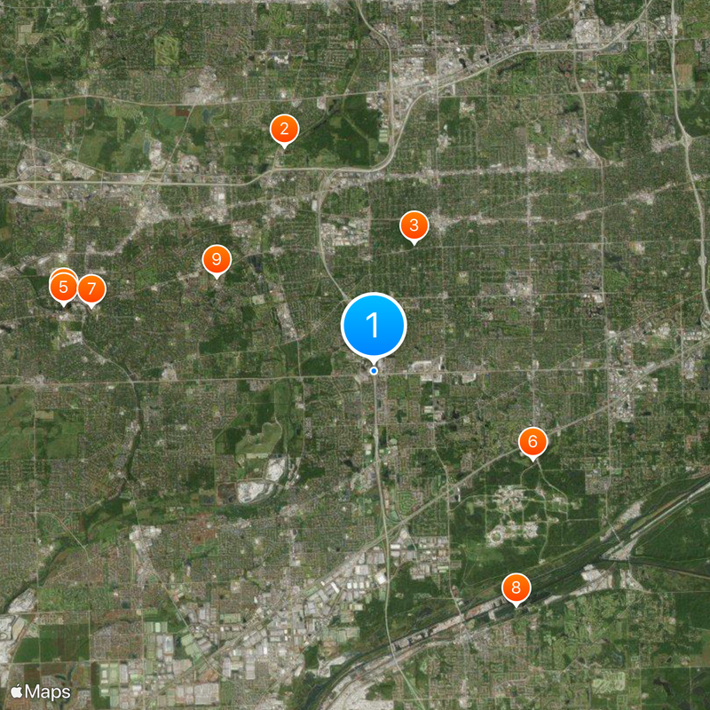 Interstate 355 Map