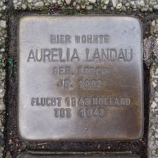 Stolperstein à la mémoire d’Aurelia Landau