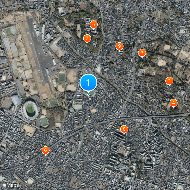 Meiji University Meiji High School and Meiji Junior High School Map