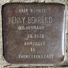 Stolperstein dedicated to Henny Behrend