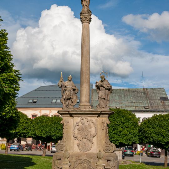 Maria column in Rokytnice v Orlických horách