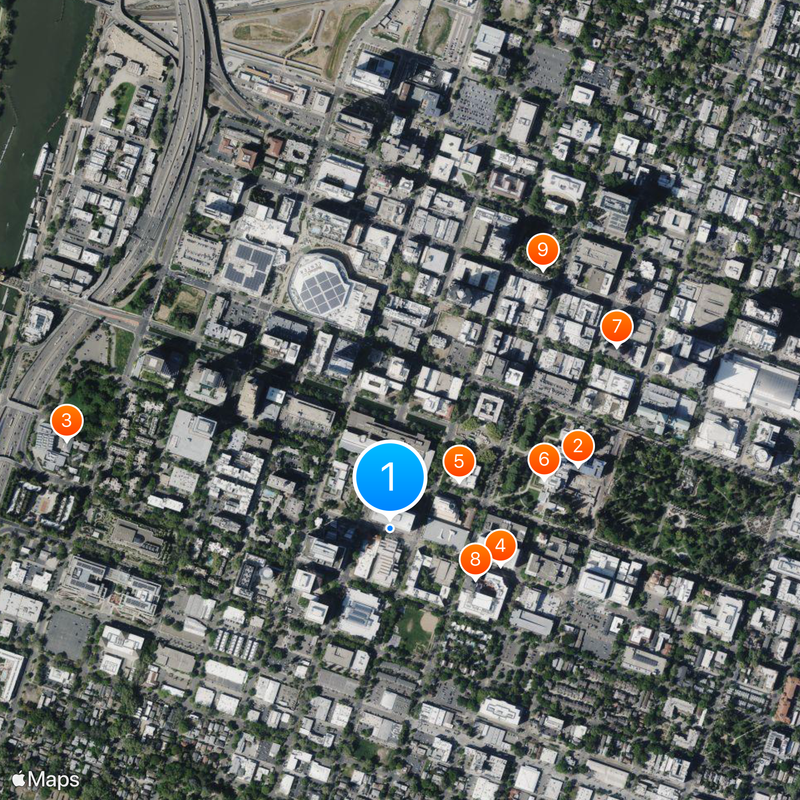 Sacramento Light Rail Map