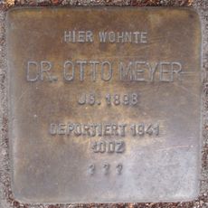 Stolperstein en memoria de Otto Meyer