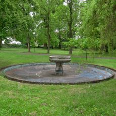 Fountain in Zásmuky Castle Park