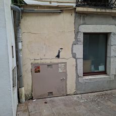 Pochoir de l’artiste Ender réalisé pendant le festival Points de Vue 2024.