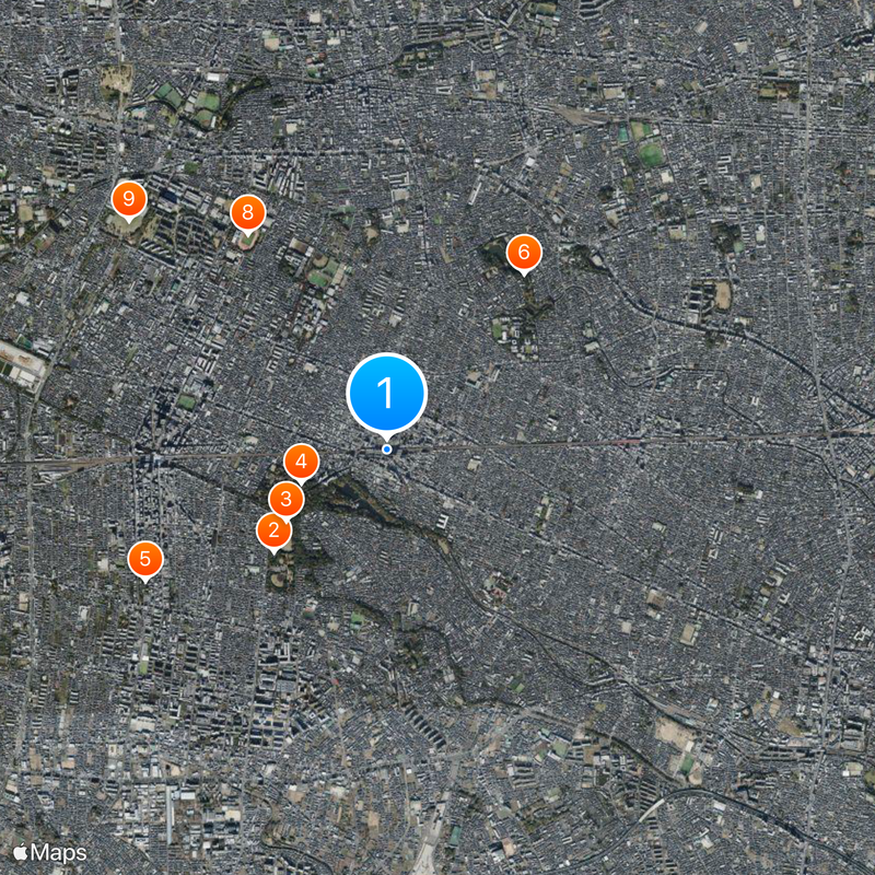 Kichijōji Map