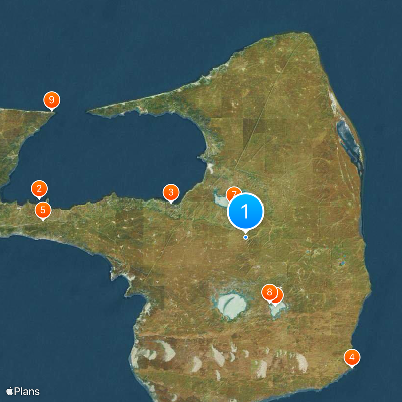 Penisola di Valdés Mappa