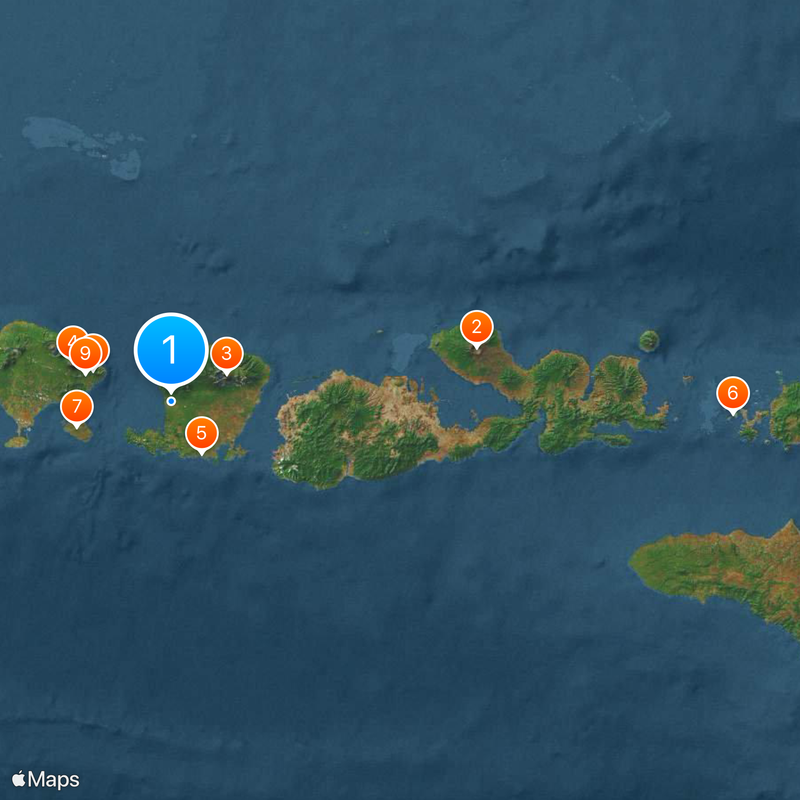 Nusa Tenggara Barat Karte