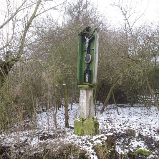 Kříž v západní části Hradišťan