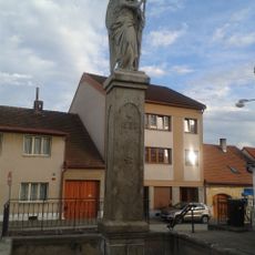 Fountain with the statue of angel