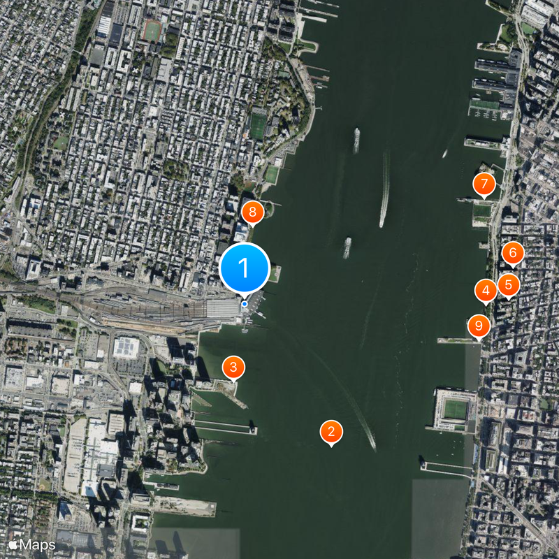 Hoboken Terminal Map