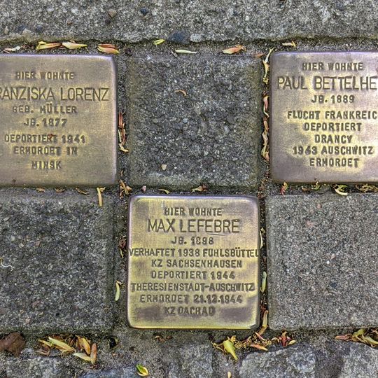 Stolperstein en memoria de Paul Bettelheim