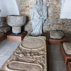 Socha Panny Marie Bolestné - v lapidáriu