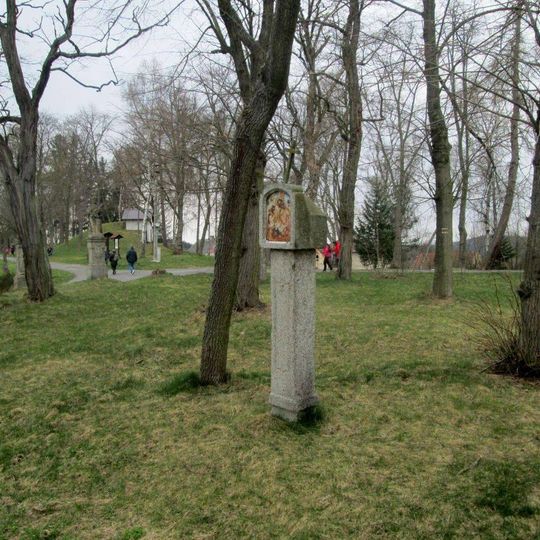 Boží muka na křížové cestě Nalžovské Hory - 6. zastavení