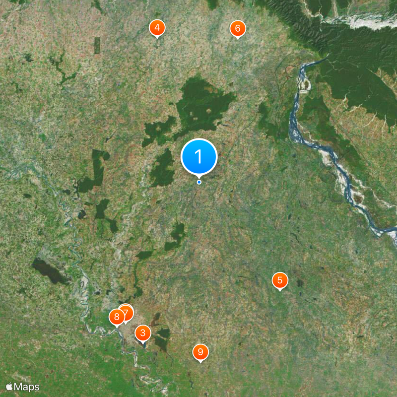 Maharajganj district Map