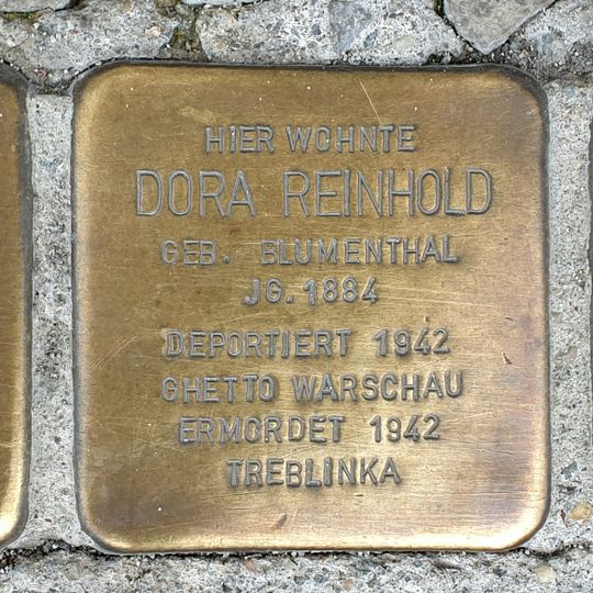 Stolperstein dedicated to Ella Blumenthal