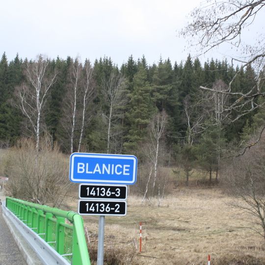 Most přes Blanici u Blažejovického mlýna
