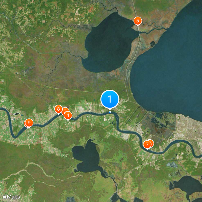 Port of South Louisiana Map