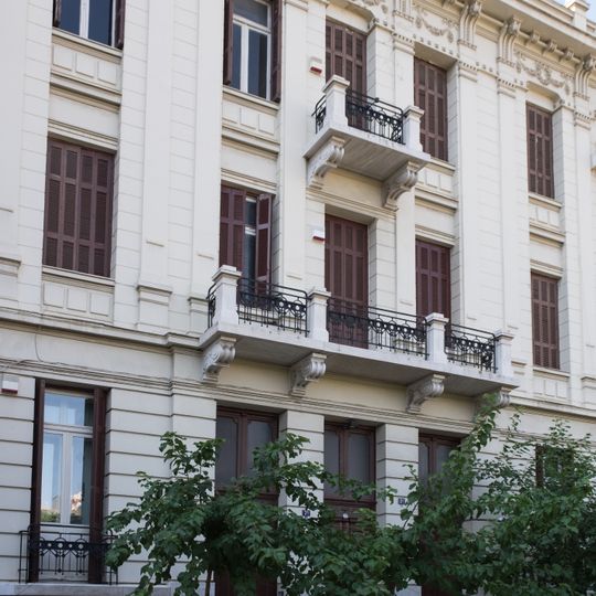 Eclectic 3-storey building at Ioulianou 21