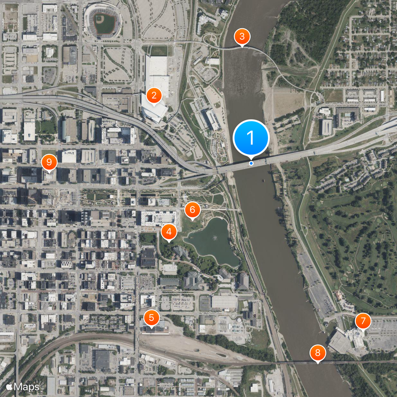 Omaha–Council Bluffs metropolitan area Map