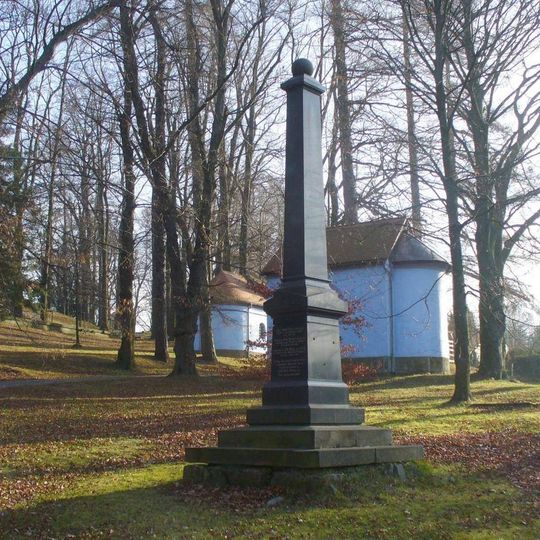 Pomník padlým ve válkách 1742-1866 v Křečanské ulici v Šluknově