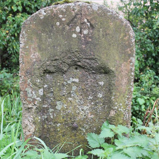 Milestone, W of Lower Haselor