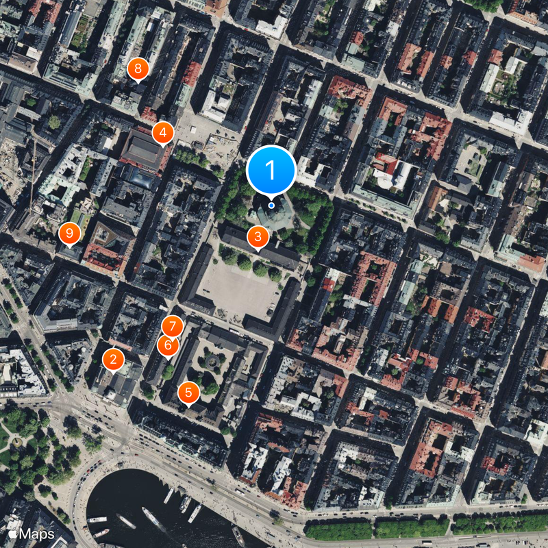 Hedvig Eleonora Church Mappa