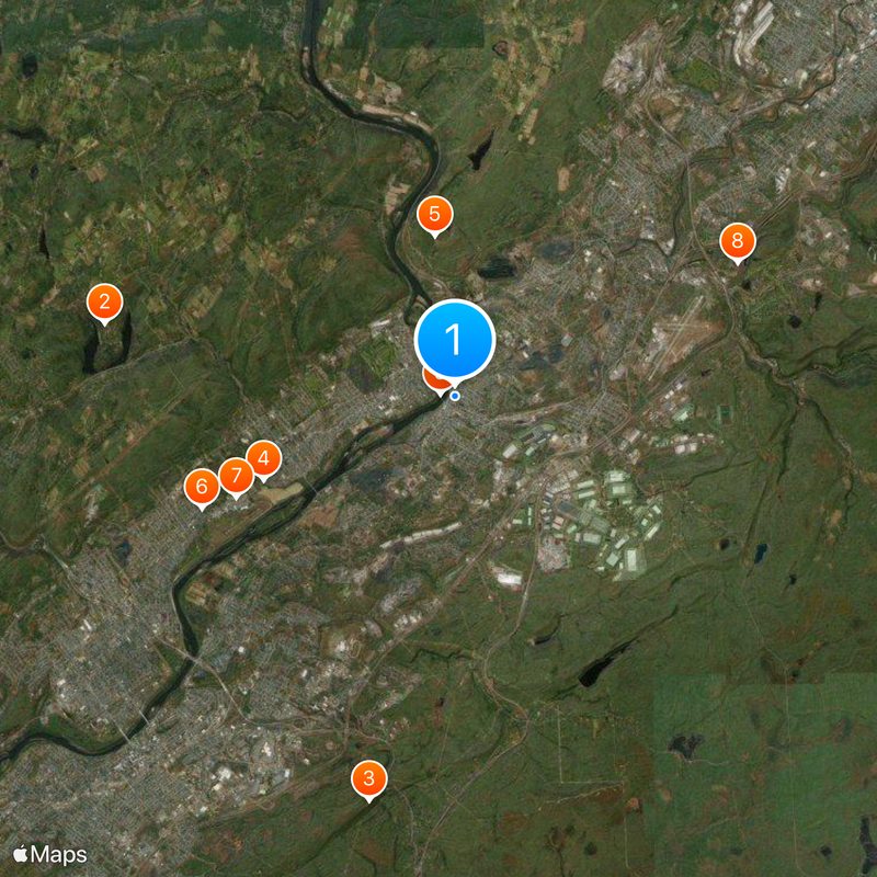 Pittston Map