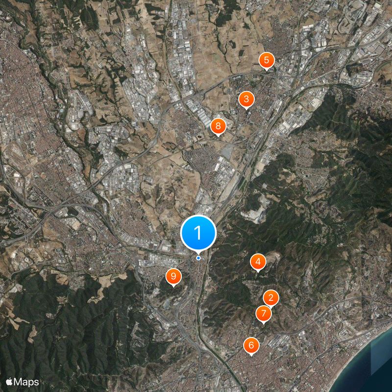 Montcada i Reixac Mappa