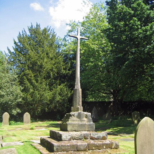 Cross in the churchyard of the Church of St James