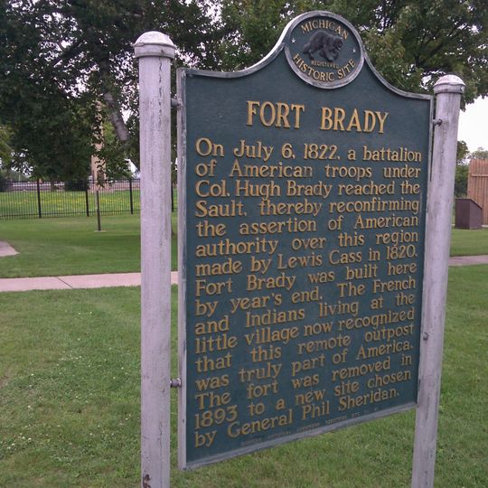 Fort Brady Historical Marker