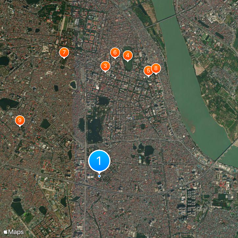 National Economics University Map
