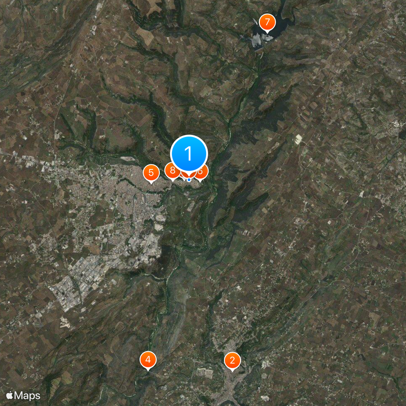Ragusa Ibla Map