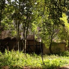 Dückerschleuse: Fachwerkscheune