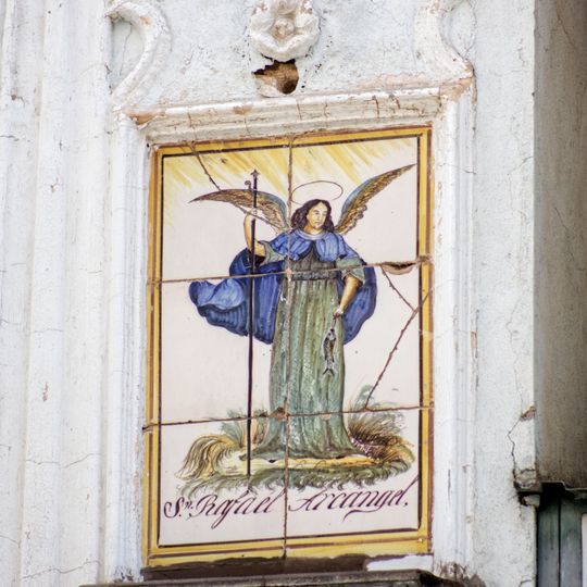 Ceramic panel of Saint Raphael